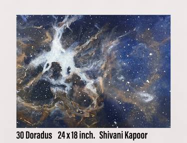 Original Outer Space Painting by Shivani Kapoor