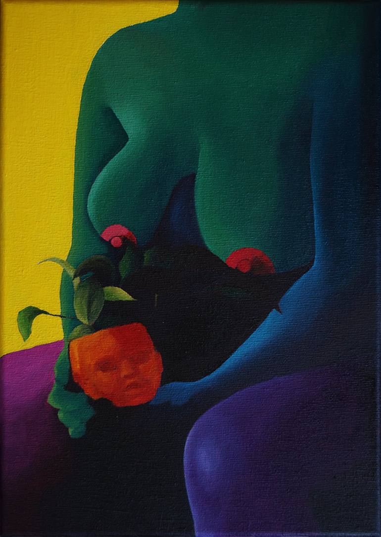 Original Figurative Body Paintings by Jagoda Laprus