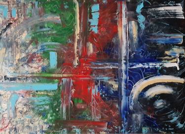 Original Abstract Expressionism Abstract Paintings by Pilla Art