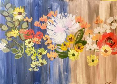 Original Modern Floral Paintings by Colleen Sandland