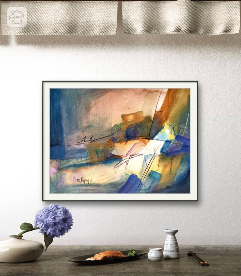 Original Abstract Painting by Roxana von Koppenfels