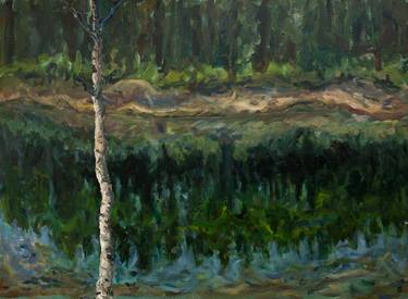 Original Impressionism Landscape Painting by Jonas Hansson