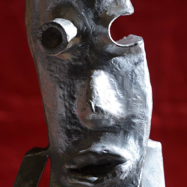 Original Portrait Sculpture by Hans-Günter Martin Dziurdza-Gloßner