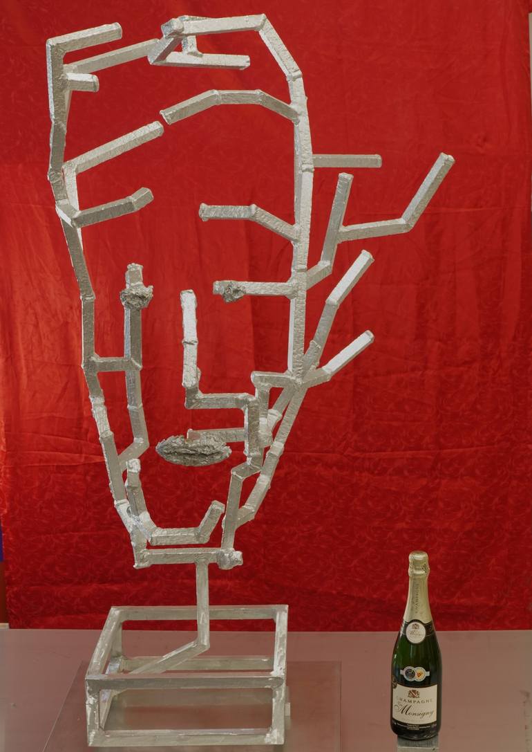 Original Abstract Sculpture by Hans-Günter Martin Dziurdza-Gloßner