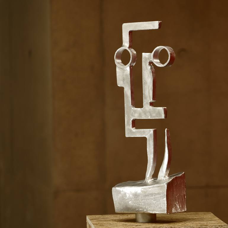 Original Abstract Sculpture by Hans-Günter Martin Dziurdza-Gloßner