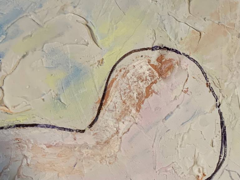 Original Abstract Expressionism Women Painting by Felipe Adan Lerma