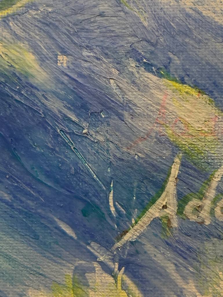 Original Abstract Erotic Painting by Felipe Adan Lerma