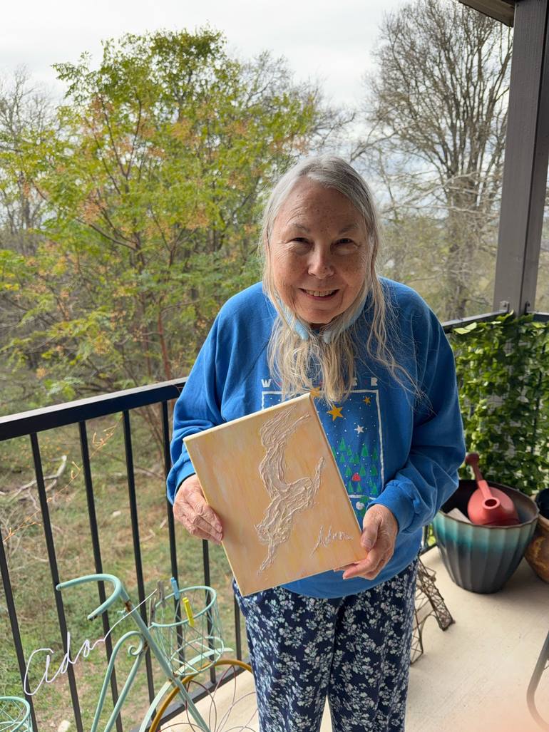 Original Abstract Expressionism Performing Arts Painting by Felipe Adan Lerma