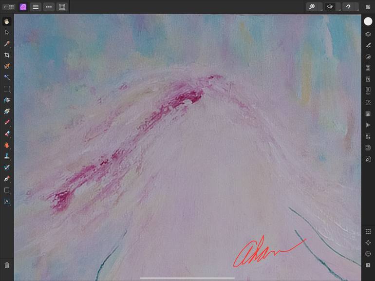 Original Abstract Women Painting by Felipe Adan Lerma