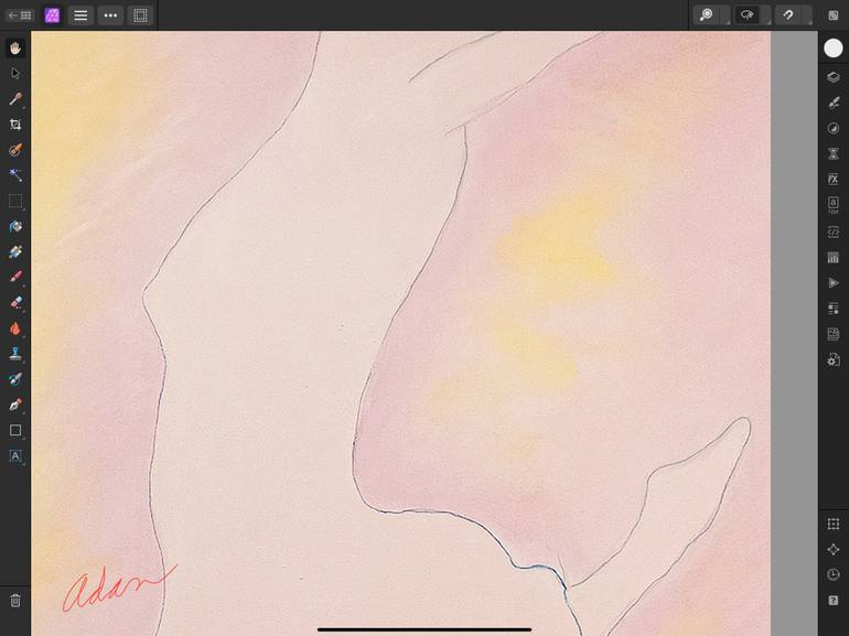 Original Abstract Performing Arts Painting by Felipe Adan Lerma