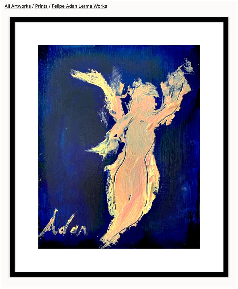 Original Figurative Women Painting by Felipe Adan Lerma