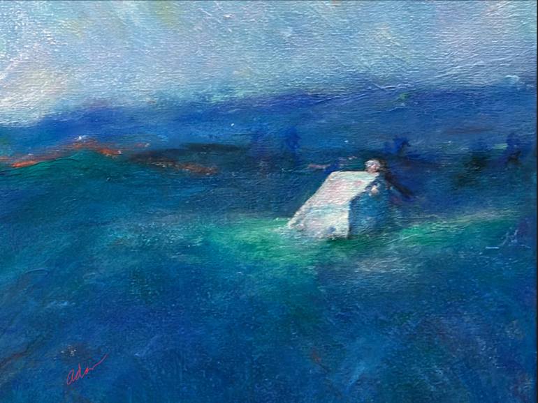 Original Impressionism Landscape Painting by Felipe Adan Lerma