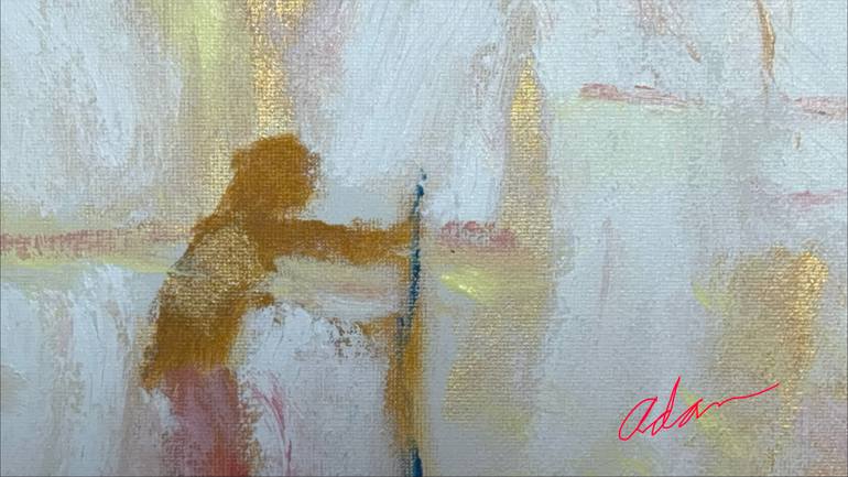Original Impressionism Sports Painting by Felipe Adan Lerma