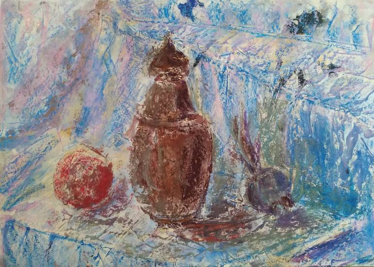 Original Impressionism Still Life Painting by Julia Frost