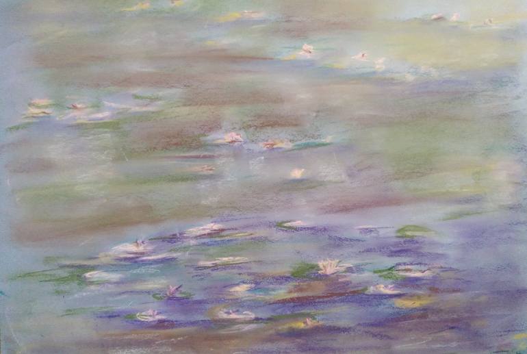 Original Impressionism Nature Drawing by Julia Frost