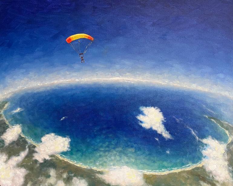 Skydive paintings | Saatchi Art