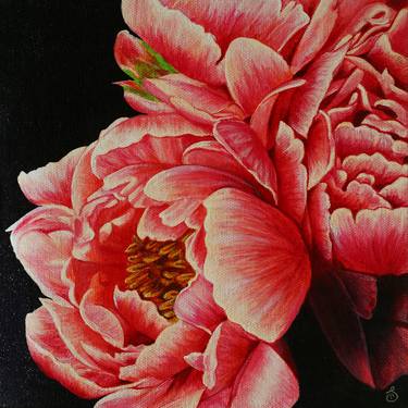 Print of Realism Floral Paintings by sannidha vaitla