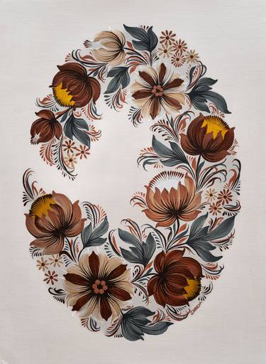 Print of Floral Paintings by Shreya Dutta