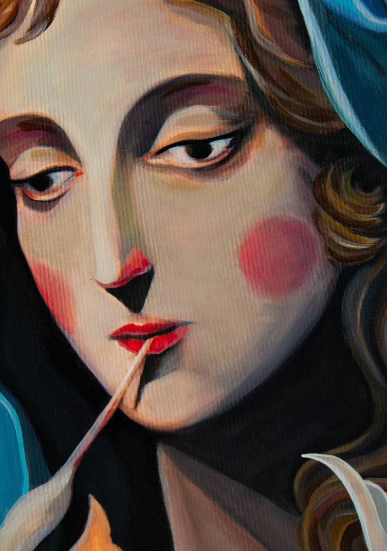 Original Expressionism Pop Culture/Celebrity Painting by Hayk Hovhannisyan