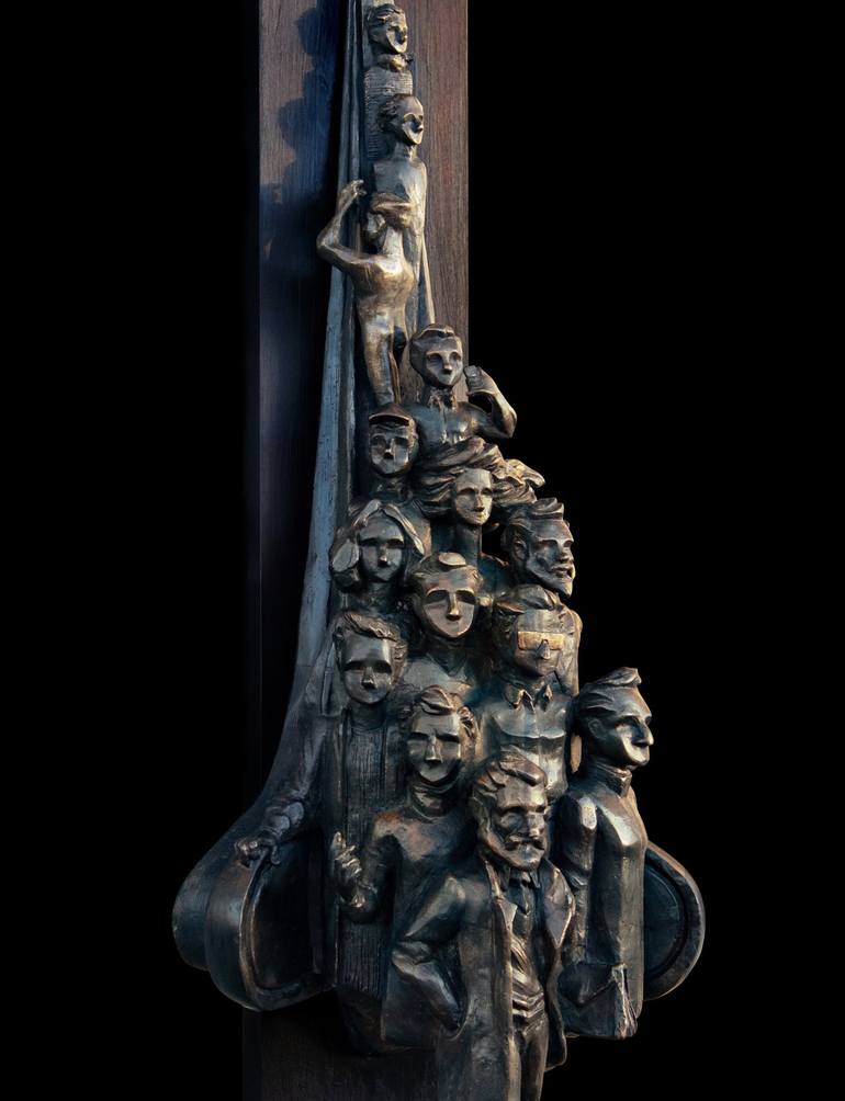 Original Contemporary People Sculpture by Hayk Hovhannisyan