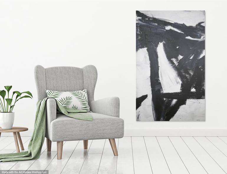 Original Abstract Expressionism Abstract Painting by Ron Meeks