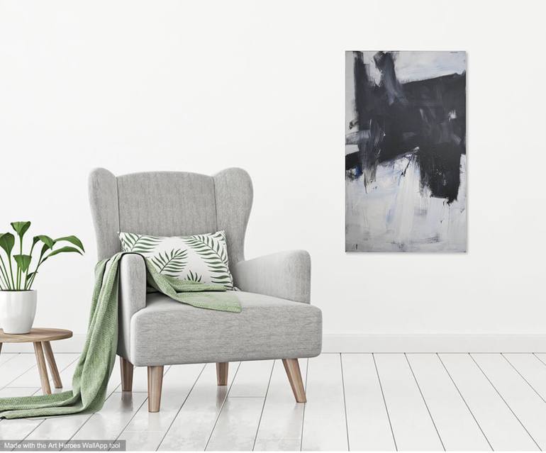 Original Abstract Expressionism Abstract Painting by Ron Meeks