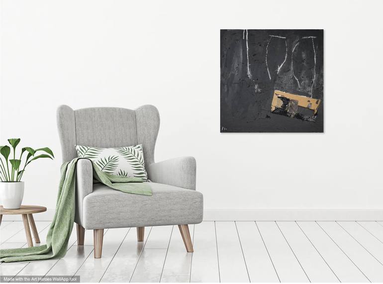 Original Abstract Expressionism Abstract Painting by Ron Meeks