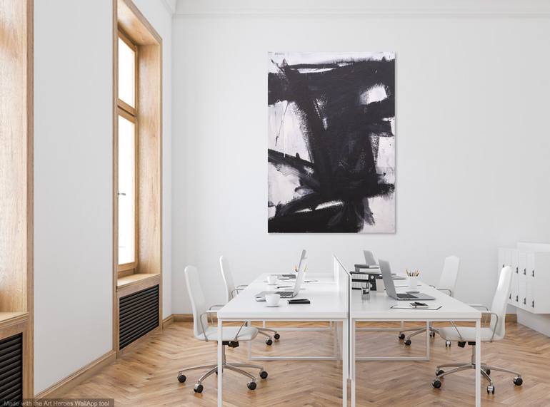 Original Abstract Expressionism Abstract Painting by Ron Meeks