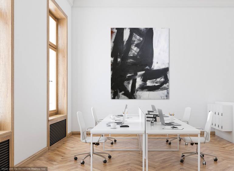 Original Abstract Expressionism Abstract Painting by Ron Meeks