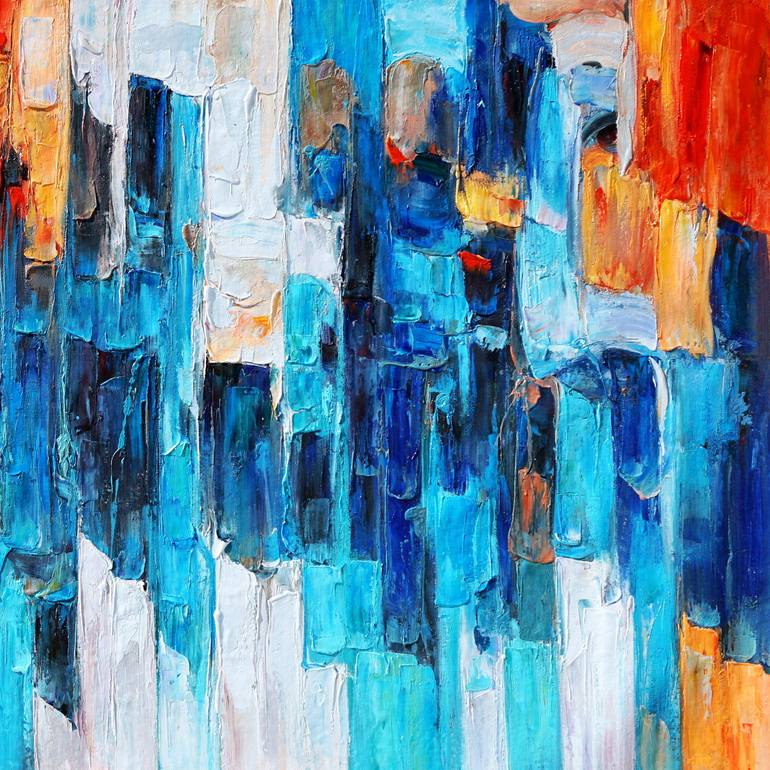 Original Impressionism Abstract Painting by Stefano Molinari