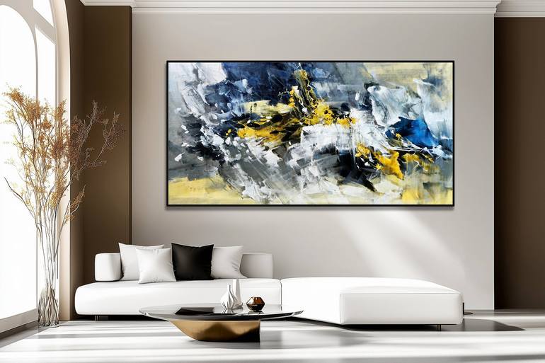 Original Impressionism Abstract Painting by Stefano Molinari