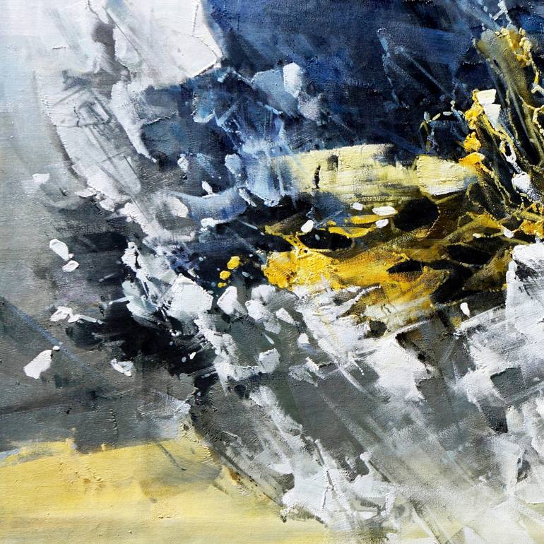 Original Impressionism Abstract Painting by Stefano Molinari