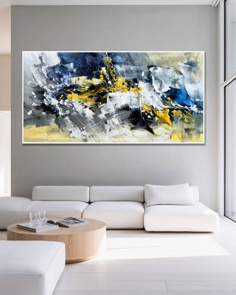 Original Impressionism Abstract Painting by Stefano Molinari