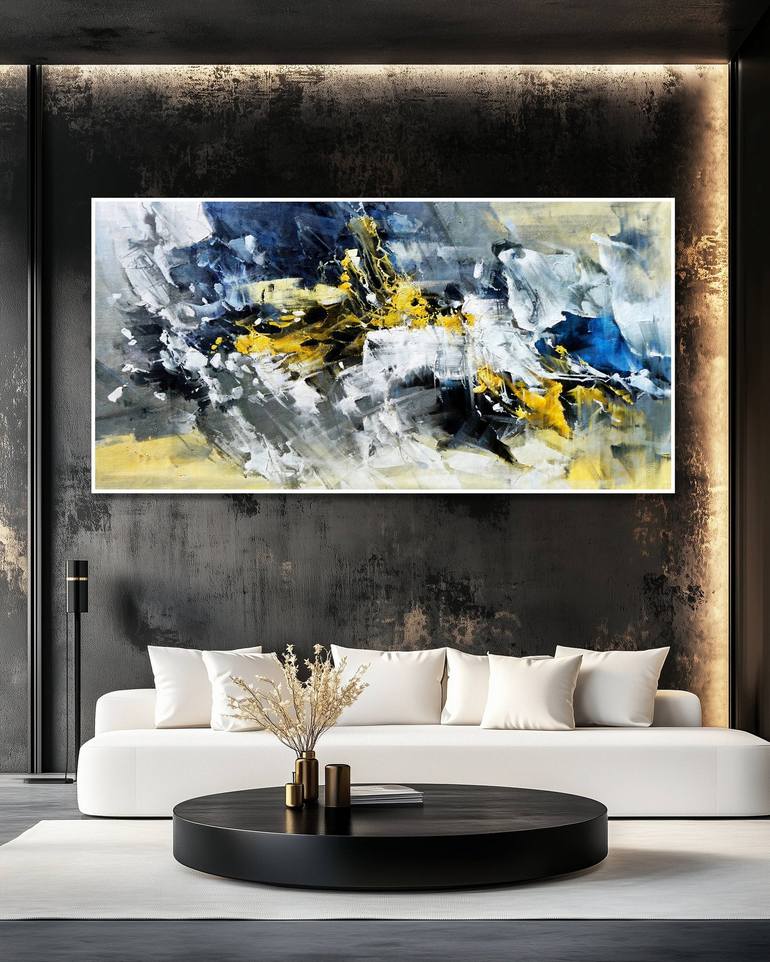 Original Impressionism Abstract Painting by Stefano Molinari