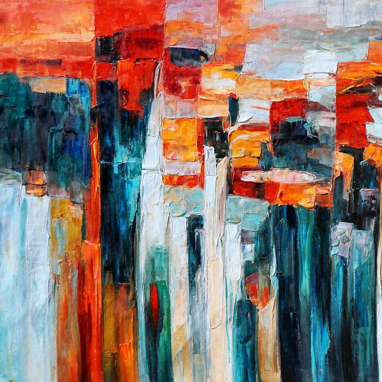 Original Impressionism Abstract Painting by Stefano Molinari