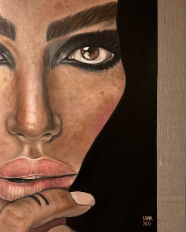 Original Contemporary Portrait Paintings by Samar Yassine