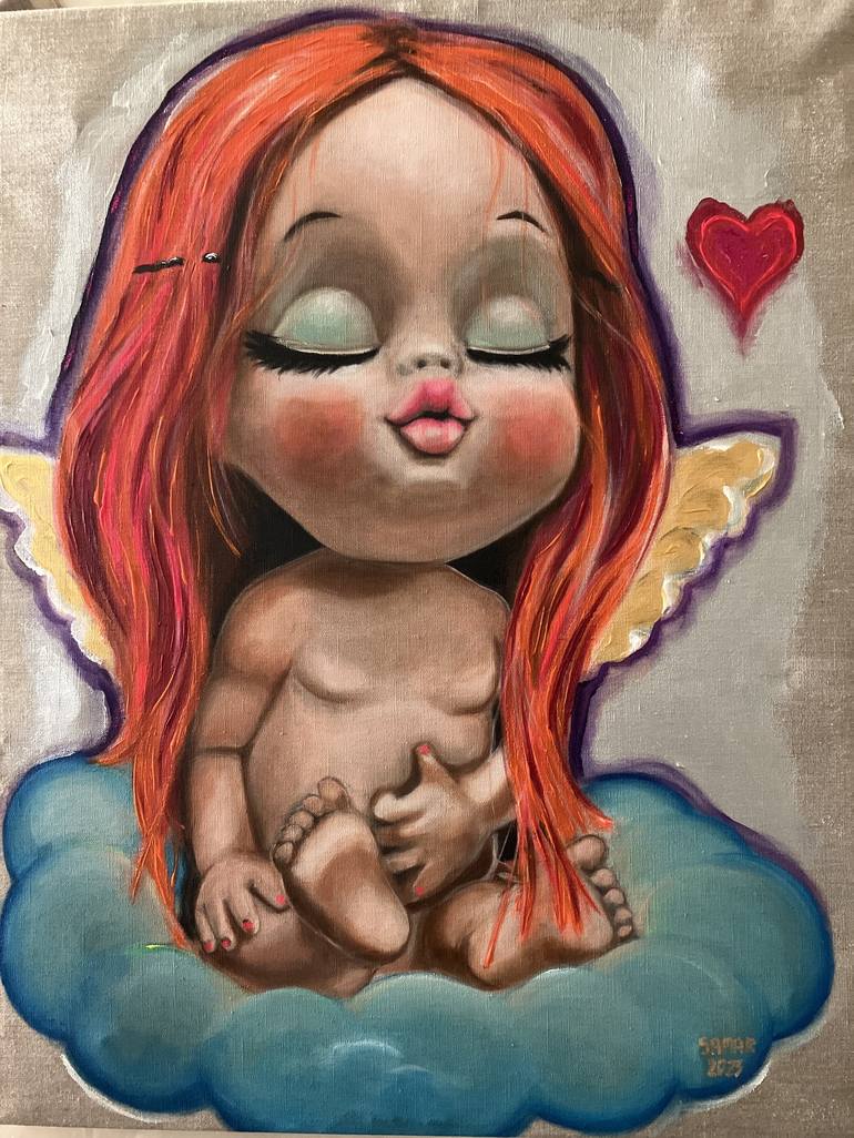 Original Love Painting by Samar Yassine
