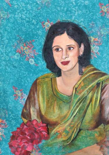 Original Portraiture Body Paintings by Ayesha Naeem
