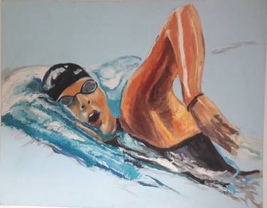 Original Figurative Sports Paintings by Sergio Dasseville