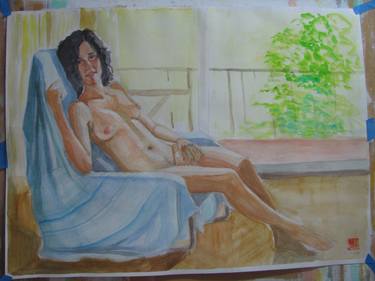 Print of Nude Paintings by Sergio Dasseville