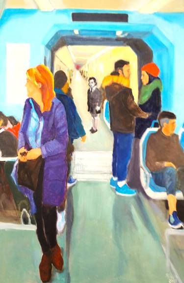 Print of People Paintings by Sergio Dasseville