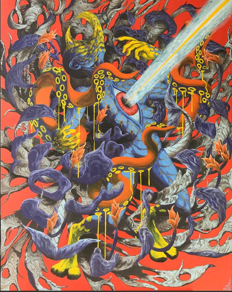Original Surrealism Fantasy Paintings by Juan Kantor