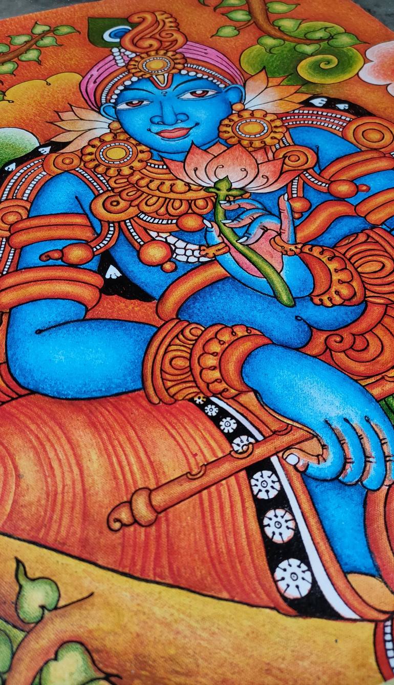 Original Fine Art Classical mythology Painting by Gopi krishnan