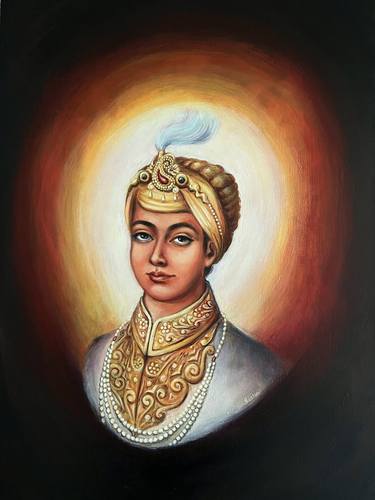 Original Portraiture Religion Paintings by Richa Malik