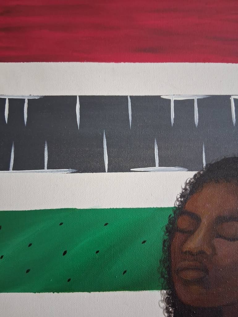 Original Symbolism People Painting by Tempestt Kirby