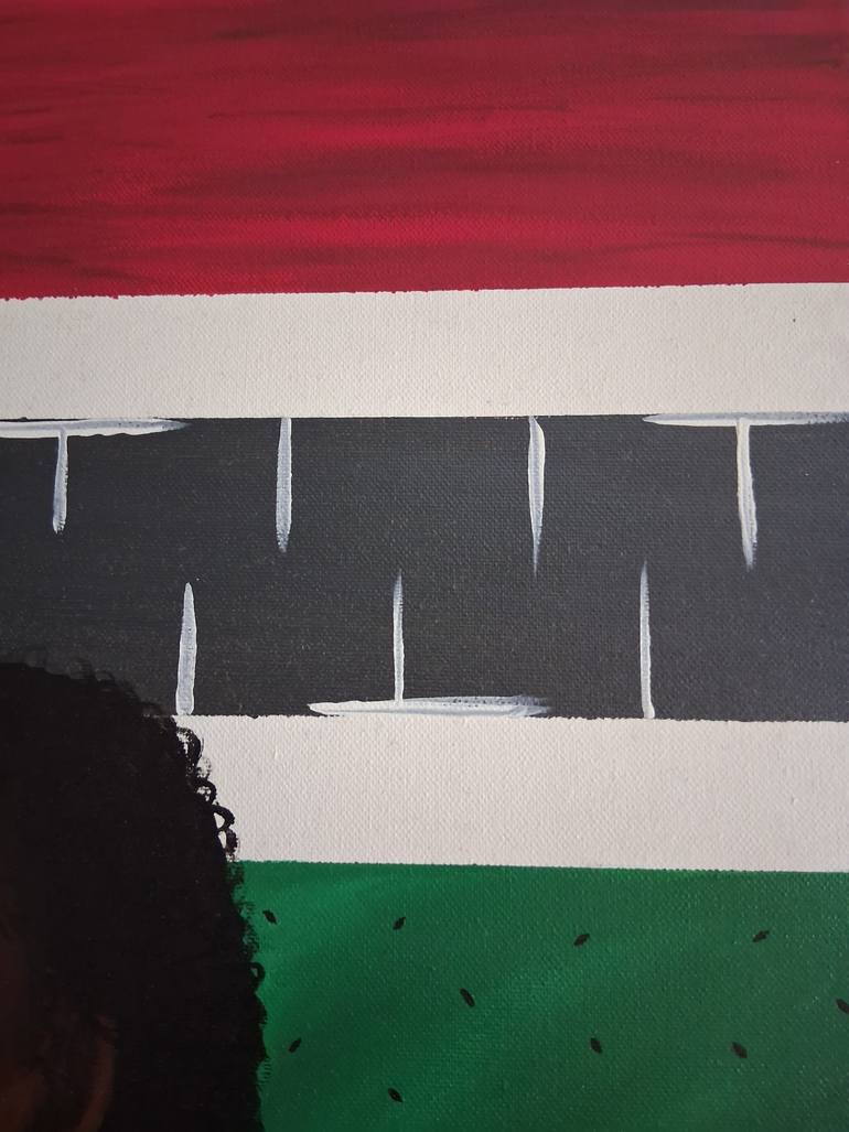 Original Symbolism People Painting by Tempestt Kirby
