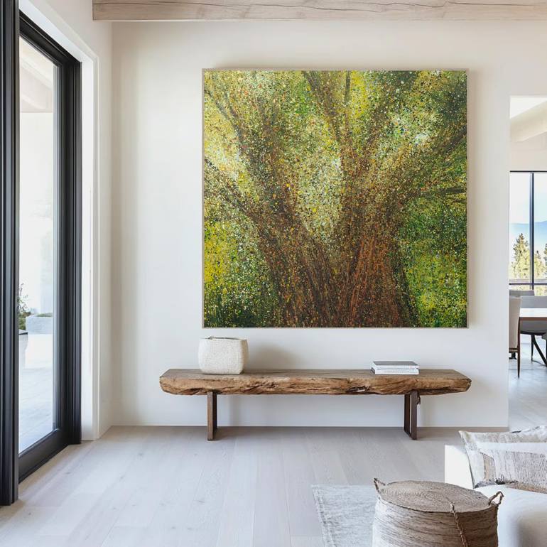 Original Abstract Expressionism Nature Painting by Nidhi Patankar