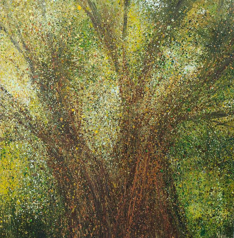 Original Abstract Expressionism Nature Painting by Nidhi Patankar