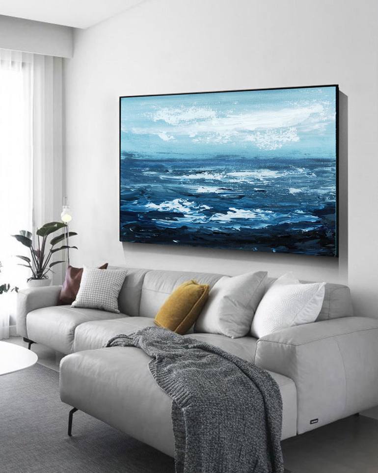 Original Abstract Water Painting by Nidhi Patankar