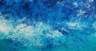 Oceanshore - Oceanscape Original Abstract Art by Nidhi Patankar thumb